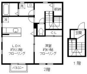 アリエッタ中馬込の物件間取画像